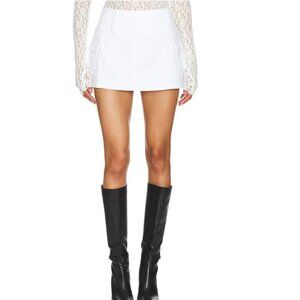 Superdown Kori White Mini Skirt